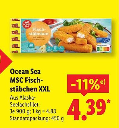 Ocean Sea MSC Fischstäbchen XXL