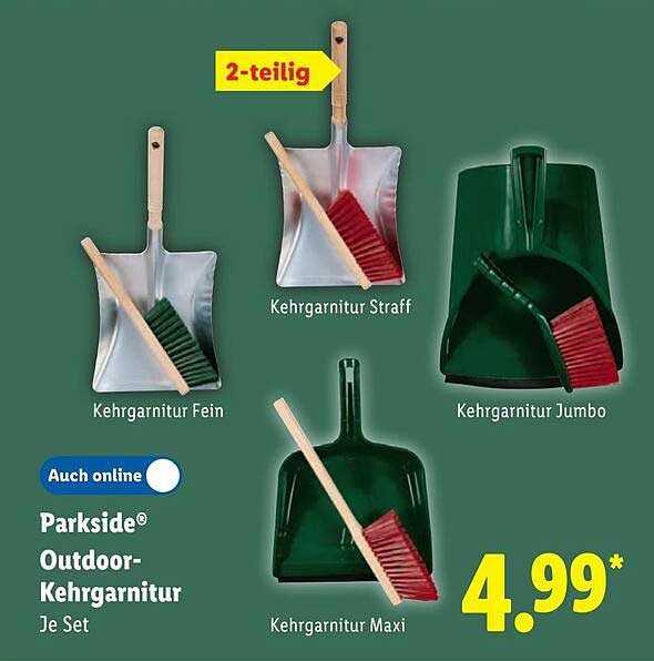 Parkside® Outdoor-Kehrgarnitur Je Set