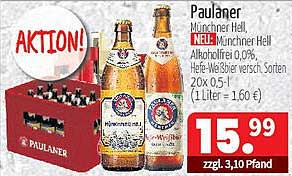Paulaner Münchner Hell 20x0,5l – Aktionsangebot