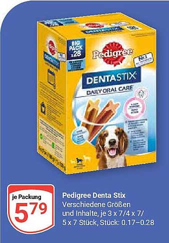 Pedigree Denta Stix - Daily Oral Care