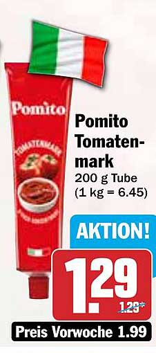 Pomito Tomatenmark 200 g Tube