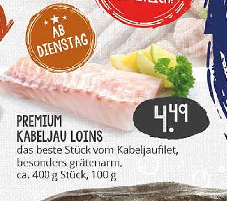 Premium Kabeljau Loins