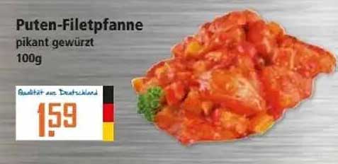Puten-Filetpfanne pikant gewürzt 100g