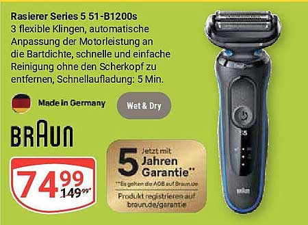 Rasierer Series 5 51-B1200s