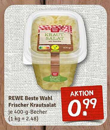 REWE Beste Wahl Frischer Krautsalat