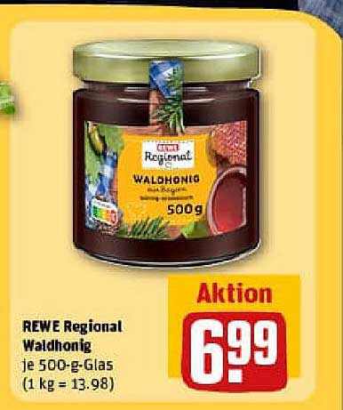 REWE Regional Waldhonig 500 g