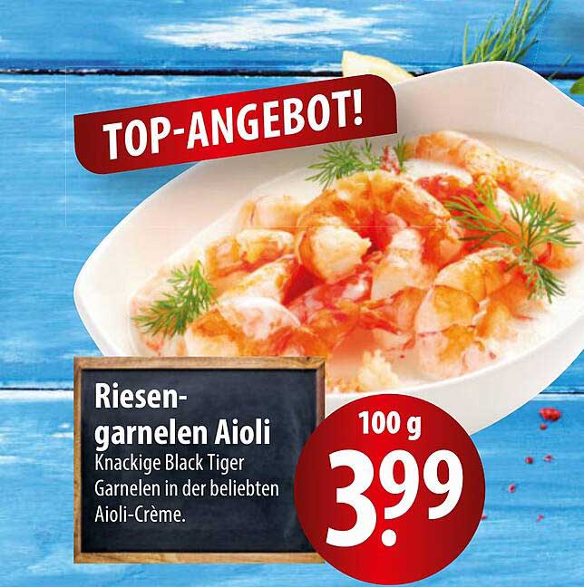 Riesengarnelen Aioli