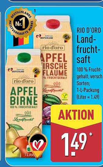RIO D'ORO Landfruchtsaft 1-L-Packung