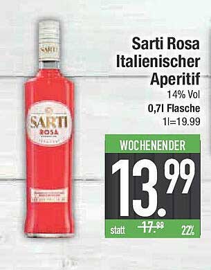 Sarti Rosa Italienischer Aperitif