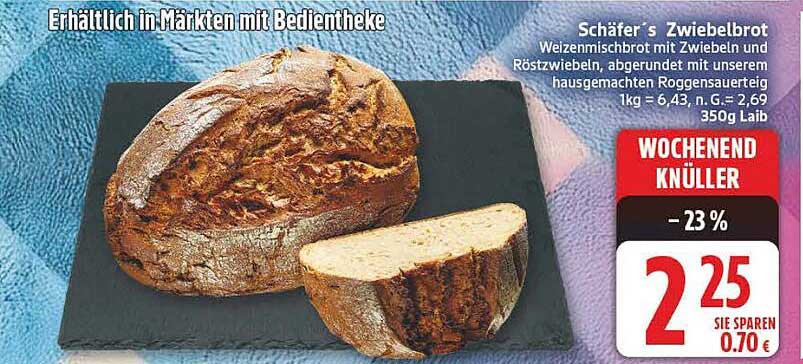 Schäfer's Zwiebelbrot 350g – Wochenende Knüller!