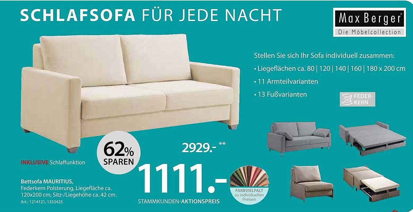 SCHLAFFSOFA FÜR JEDE NACHT