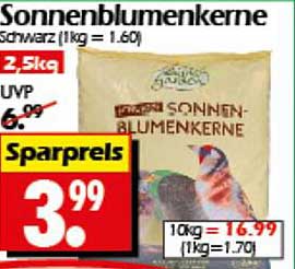 Sonnenblumenkerne Schwarz (2,5 kg)