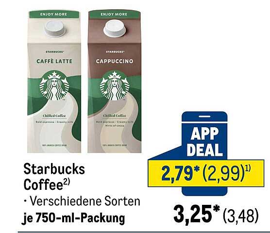 Starbucks Coffee – Verschiedene Sorten je 750-ml-Packung