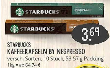 STARBUCKS KAFFEEKAPSEN BY NESPRESSO