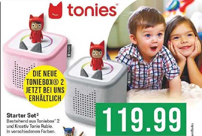 Starter Set Tonies® – Die neue Toniebox® 2 jetzt bei uns erhältlich!