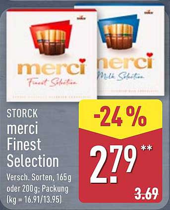 STORCK merci Finest Selection 165g oder 200g