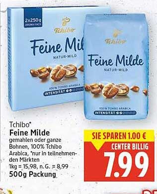 Tchibo® Feine Milde 500g - 100% Tchibo Arabica