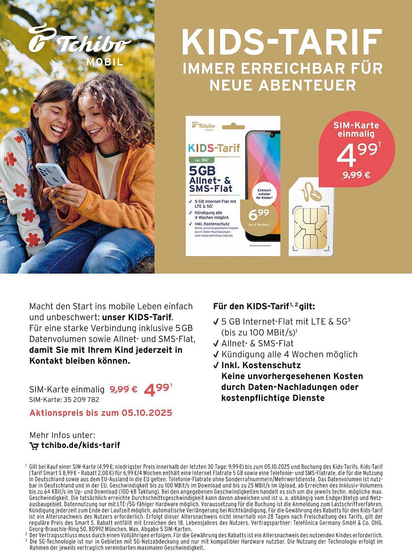 Tchibo Kids-Tarif - Immer erreichbar für neue Abenteuer!
