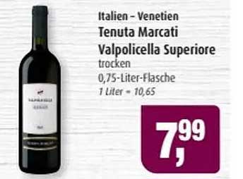 Tenuta Marcati Valpolicella Superiore trocken 0,75-Liter-Flasche