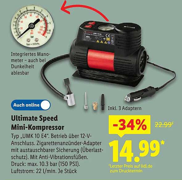 Ultimate Speed Mini-Kompressor