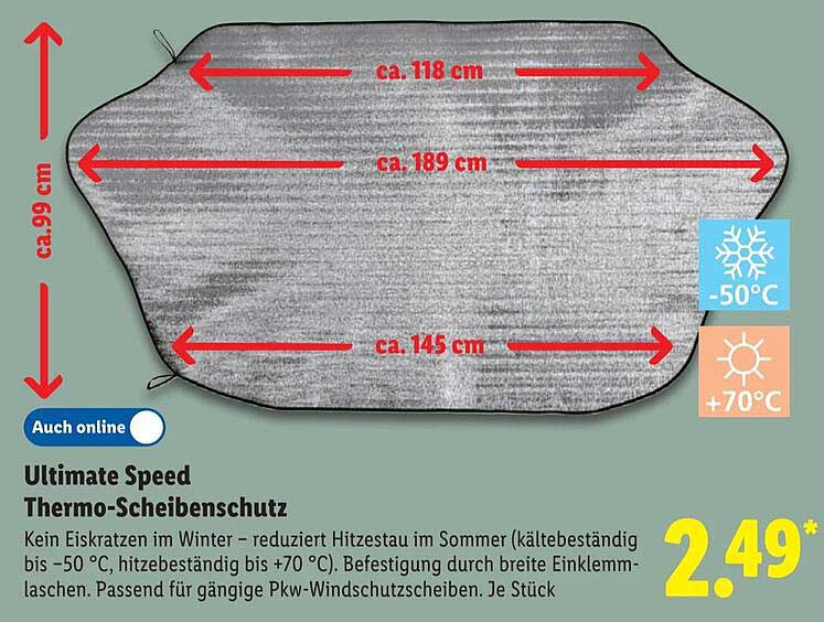 Ultimate Speed Thermo-Scheibenschutz