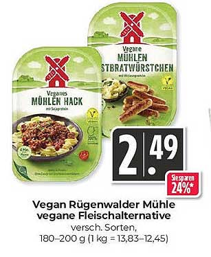 Vegan Rügenwalder Mühle vegane Fleischalternative