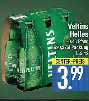 Veltins Helles 6x0,275l Packung