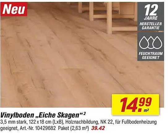 Vinylboden „Eiche Skagen“