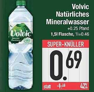 Volvic Natürliches Mineralwasser 1,5L