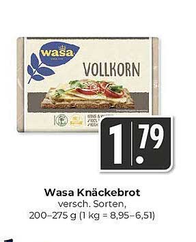 Wasa Knäckebrot Vollkorn, verschiedene Sorten, 200-275 g