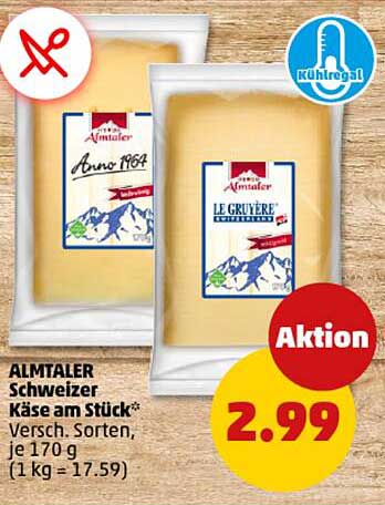 ALMTALER Schweizer Käse am Stück*