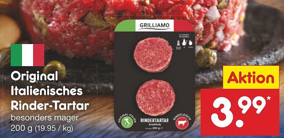 Original Italienisches Rinder-Tartar