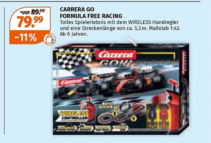 CARRERA GO FORMULA FREE RACING