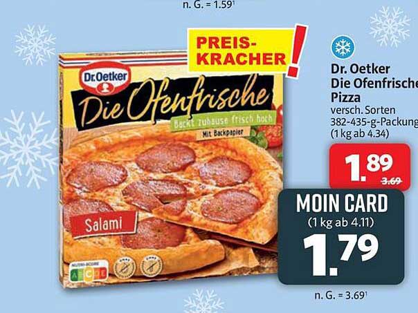 Dr. Oetker Die Ofenfrische Pizza Salami