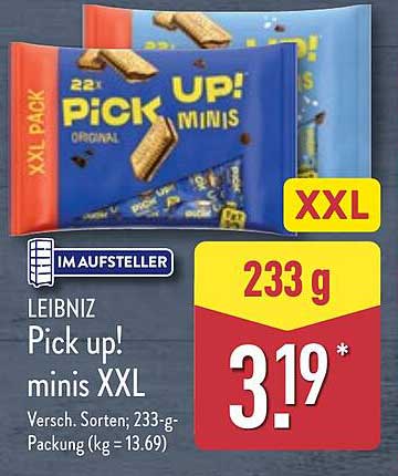 Leibniz Pick Up! Minis Xxl Angebot bei Aldi Nord