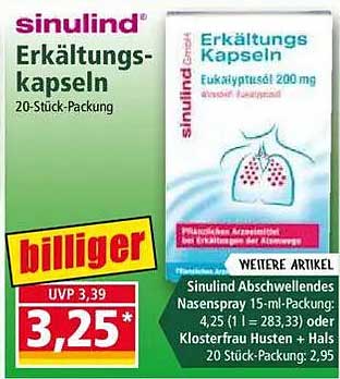 sinulind Erkältungskapseln