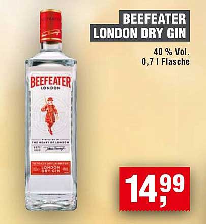 BEEFEATER LONDON DRY GIN