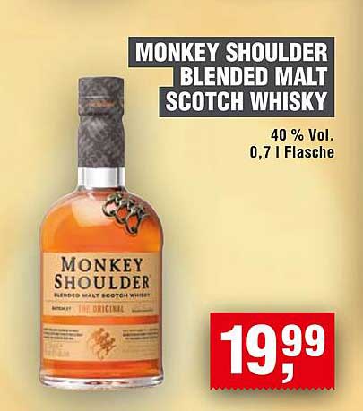 MONKEY SHOULDER BLENDED MALT SCOTCH WHISKY