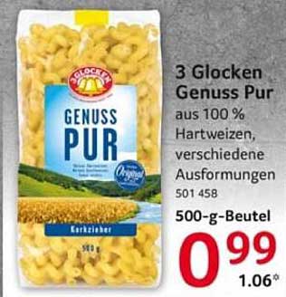3 Glocken Genuss Pur 500-g-Beutel