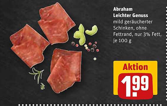 Abraham Leichter Genuss - mild geräucherter Schinken