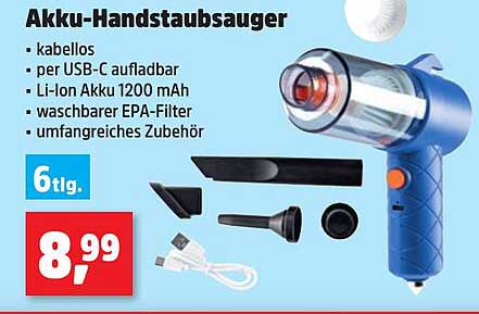 Akku-Handstaubsauger