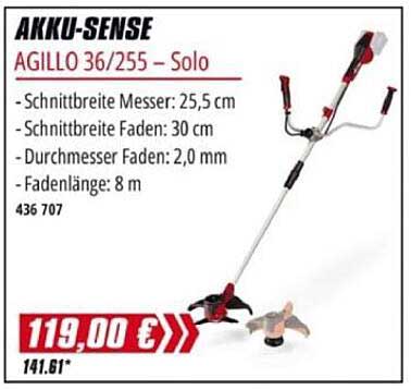 AKKU-SENSE AGILLO 36/255 – Solo