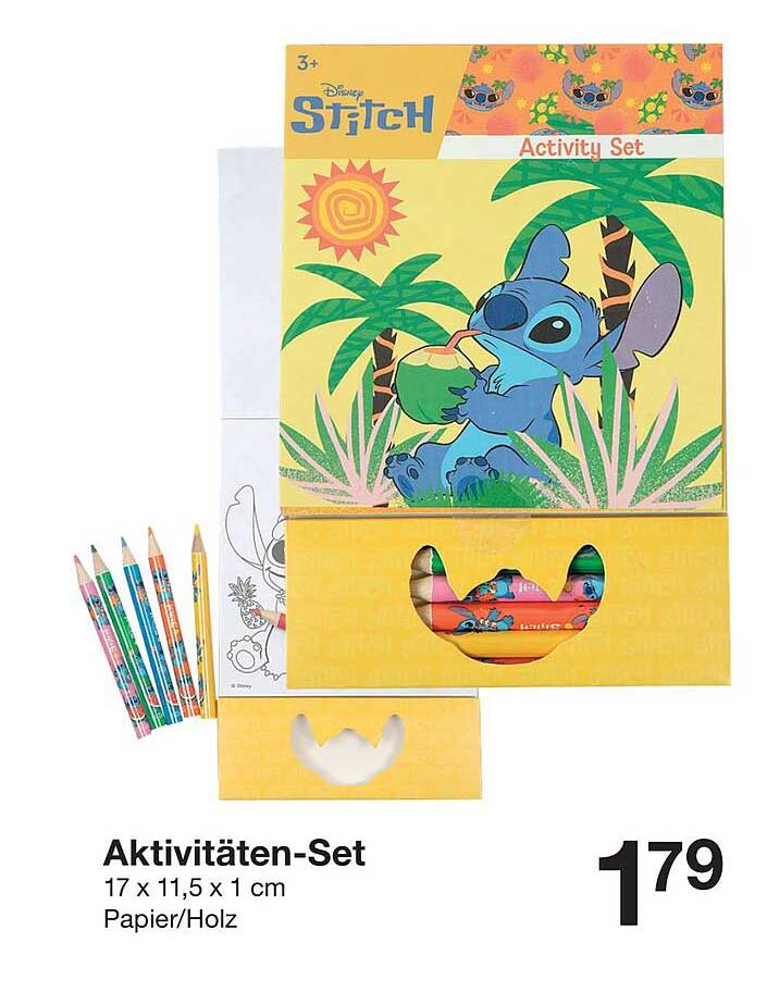 Aktivitäten-Set mit Disney Stitch