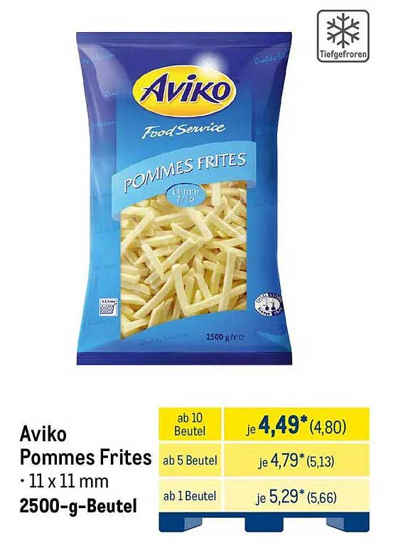 Aviko Pommes Frites 2500 g