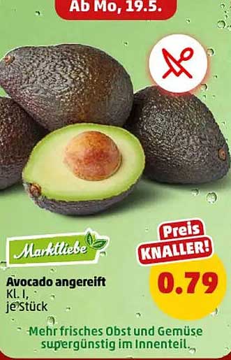 Avocado angerieft KL I, je Stück