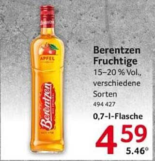 Berentzen Fruchtige 0,7-l-Flasche