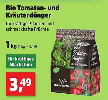 Bio Tomaten- und Kräuterdünger 1 kg