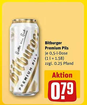 Bitburger Premium Pils 0,5-L-Dose