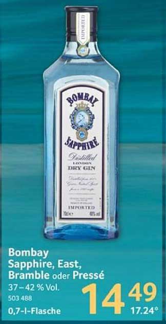 Bombay Sapphire Gin 0,7 l Flasche