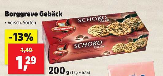 Borggreve Gebäck - Schoko Taler